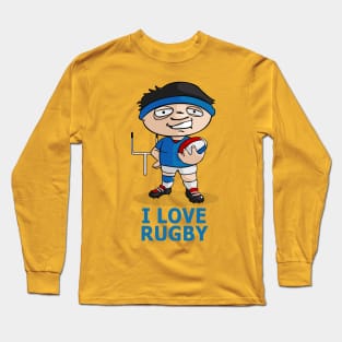 I love Rugby Long Sleeve T-Shirt